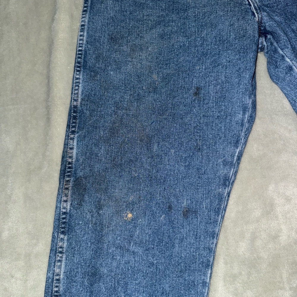 Wrangler Rugged Relaxed Fit Blue Jeans Work Jeans 36x32 - Picture 5 of 12
